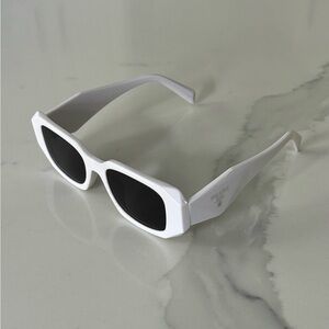 Prada White Sunglasses